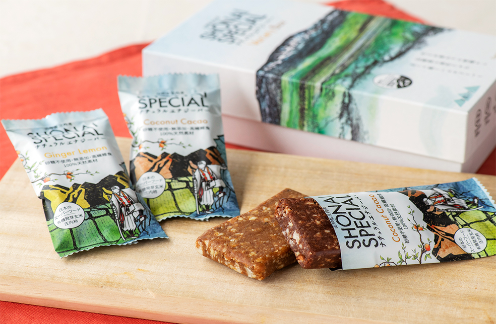 山形直送計画】ナチュラルエナジーバー「SHONAI SPECIAL」 – 1Blue株式会社