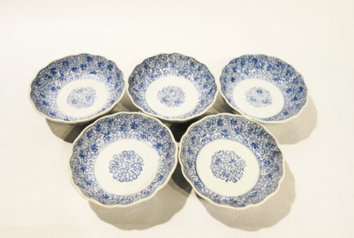 古伊万里線描膾皿5客 - 生活骨董の店 やまいく