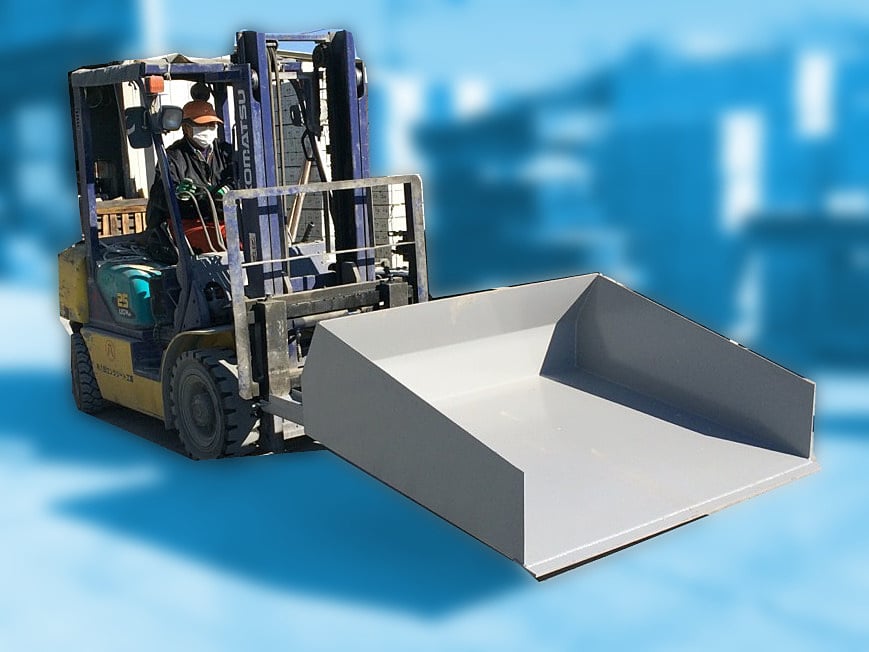 雪かきフォークリフトバケット