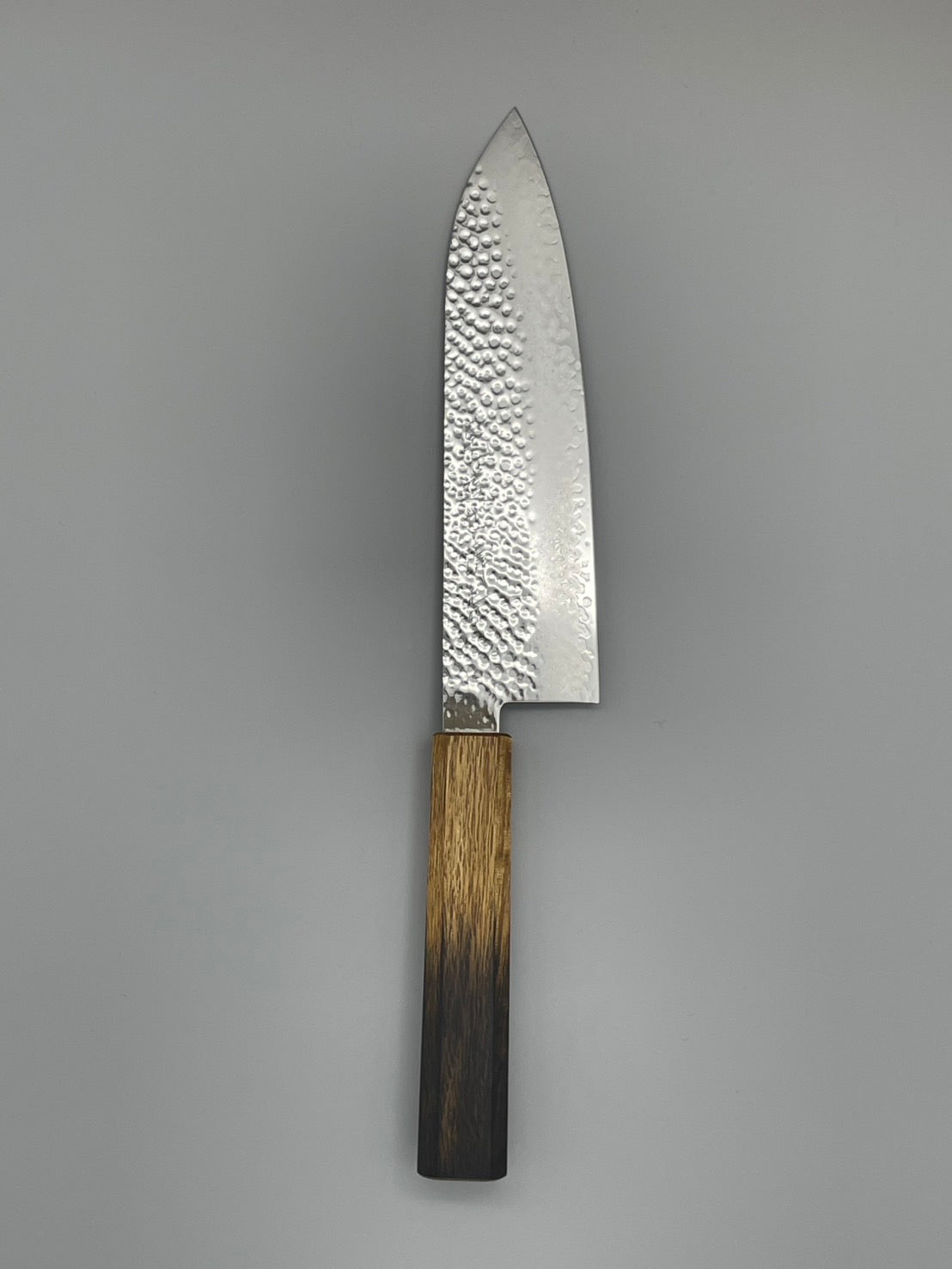 三徳包丁】槌目ダマスカス 185mm 漆塗り柄 – 山崎清春商店~尾道刃物~