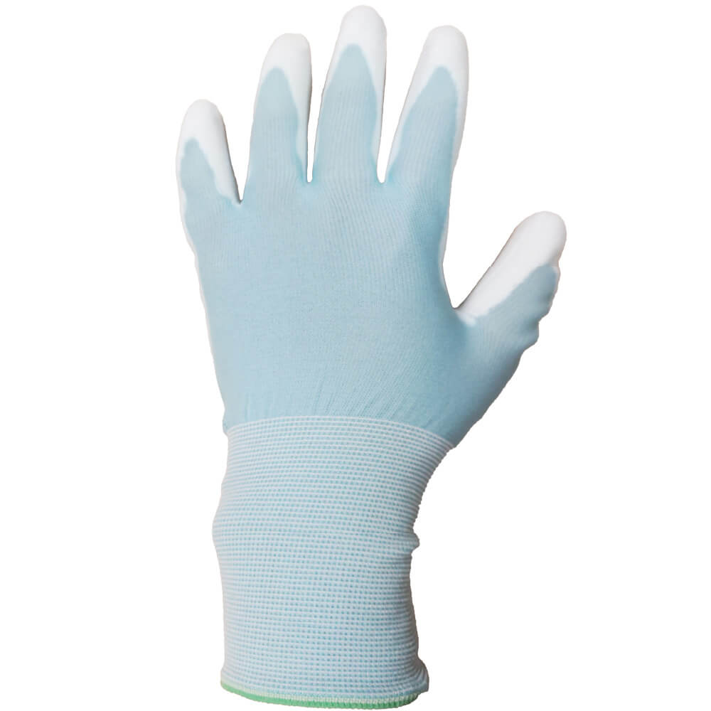 BY-200 PU・ウレタン背抜き手袋 絆ソフピタッ ブルー 3双組 | 山下株式会社