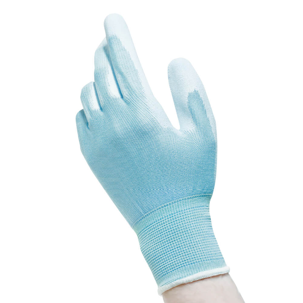 BY-200 PU・ウレタン背抜き手袋 絆ソフピタッ ブルー 3双組 | 山下株式会社