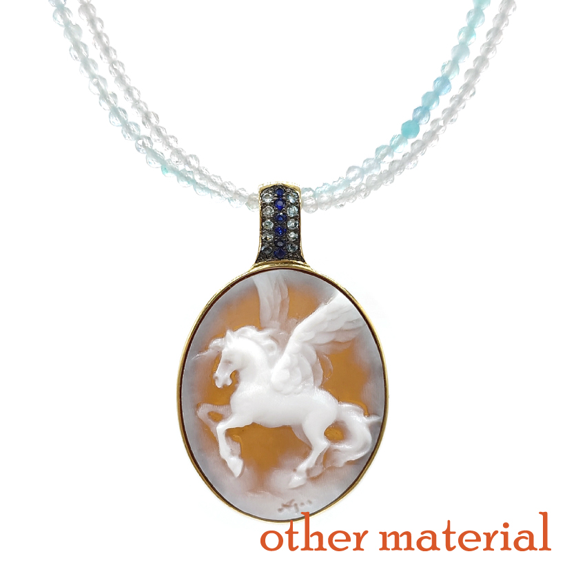 疾走感が印象的な馬カメオネックレス – 柳澤商会 ジュエリーカタログ