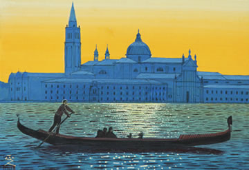 日本画家 柳沢正人 作品集｜イタリアを描く