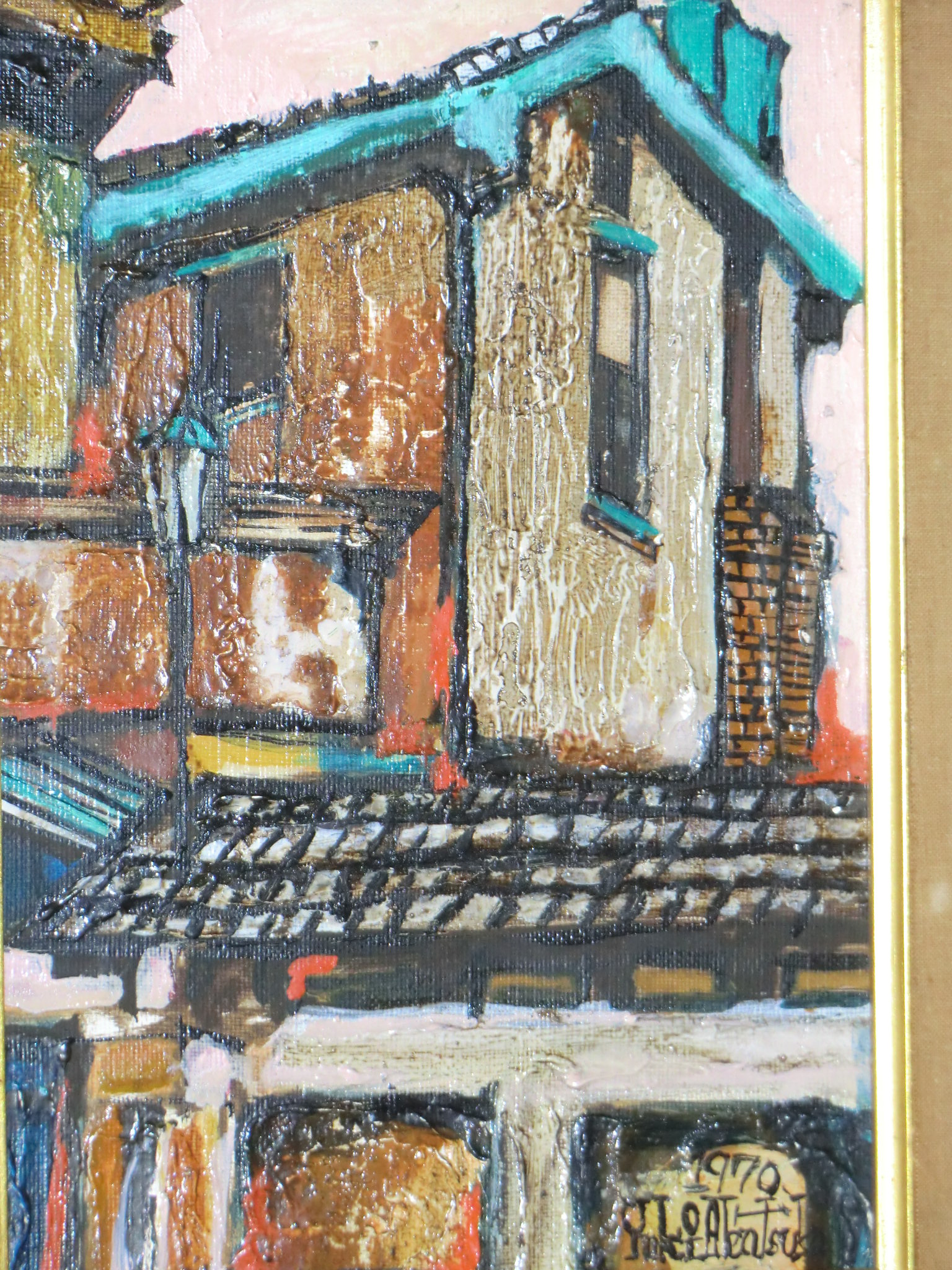 赤塚祐二 「1970風景」 油彩画 SMサイズ | 八事商事 | 絵画レンタル