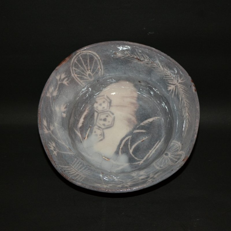 鼠志野鉢 陽山窯 水野雅之 18000円 美術工芸備前 和食器と茶道具の