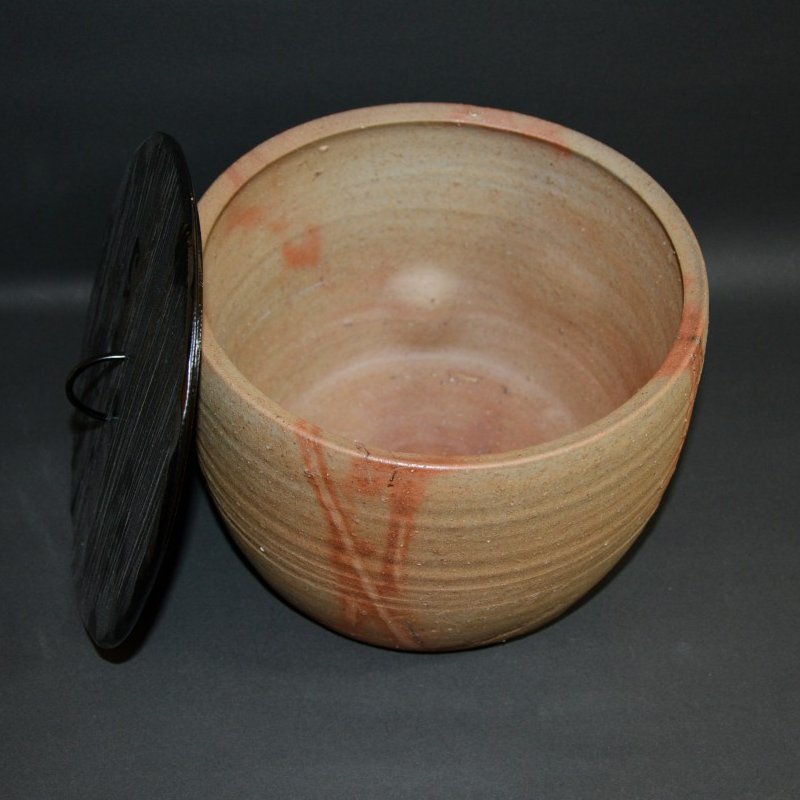 備前焼 備前ヒダスキ水指 時代物 美術工芸備前 和食器と茶道具の