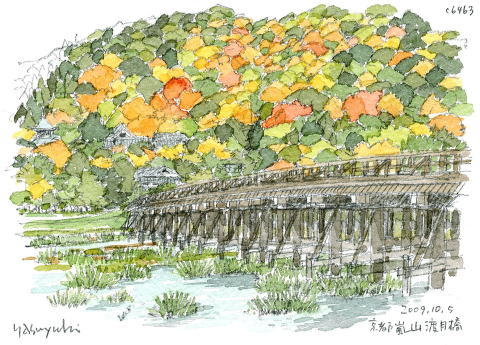 水彩画スケッチ紀行-はんなり京都-安田泰幸