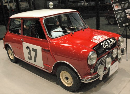プラモ】「ミニ・クーパー モンテカルロラリー」プラモと実車レプリカ