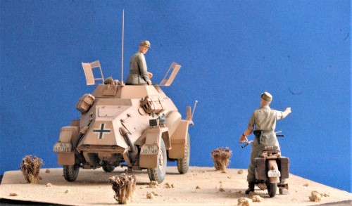 プラモ】タミヤ1/35「Sd.Kfz.222 北アフリカ戦線」 | やすりとのり