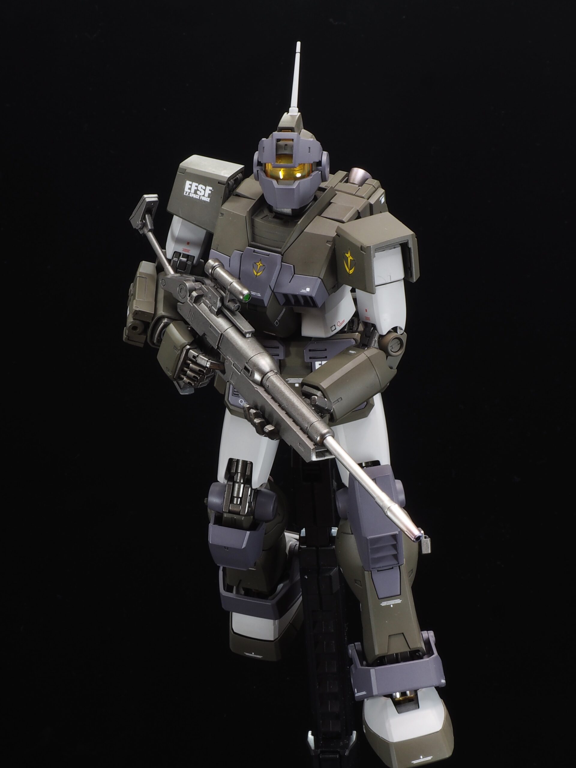 MG 1/100 ジムスナイパーカスタム | やることないからプラモやる！