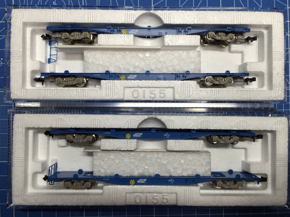 コキ102形／103形 入線です。TOMIX 92135 | NGaugeJP - 横濱模型