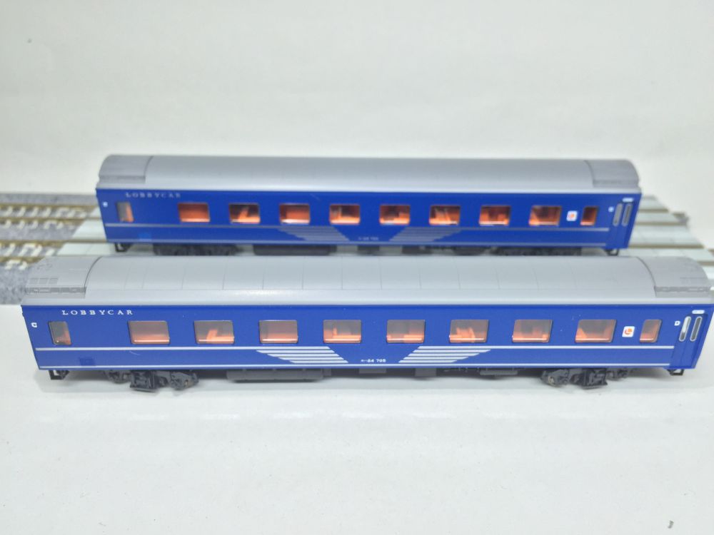 24系25形 寝台特急「はやぶさ」入線です。KATO 10-1406/10-1407