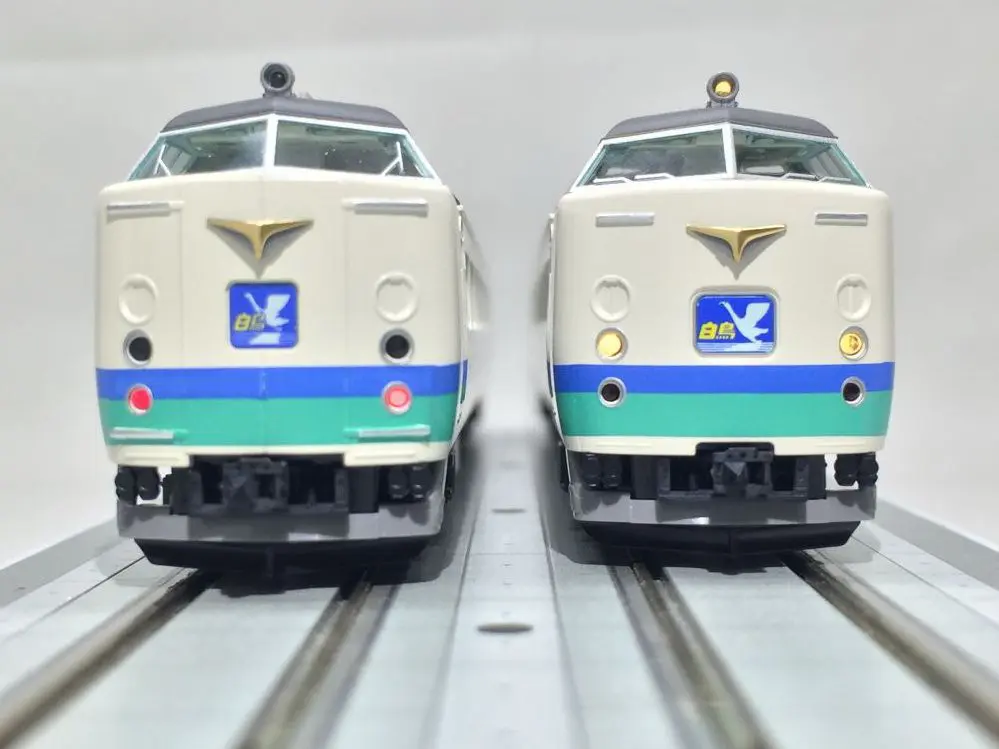 上沼垂色 485系 入線です。TOMIX 98216/98217 | NGaugeJP - 横濱模型