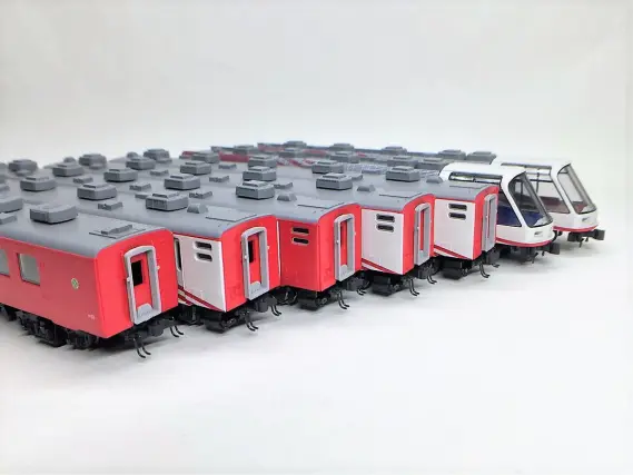 14系700番台スーパーエクスプレスレインボーをグレードアップ KATO 10