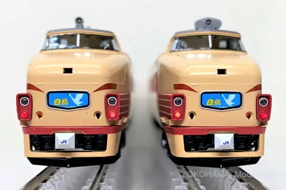 485系特急電車(京都総合運転所・白鳥)が入線です。TOMIX 98385 基本