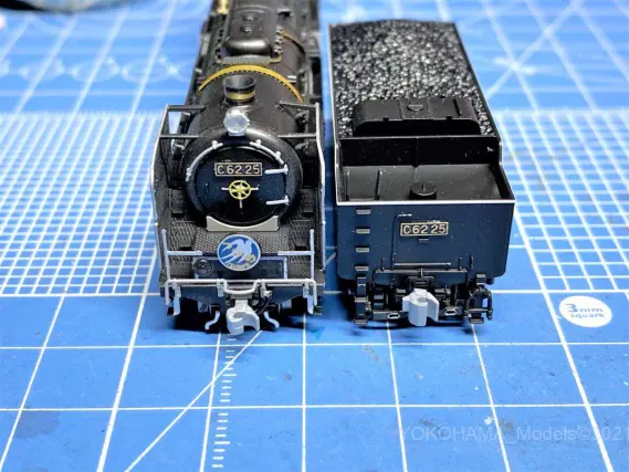 C62形25号機 宮原機関区 お召先導機を弄る。その2 KATO京都駅店 特