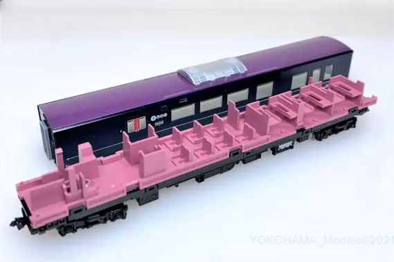 117系7000番台 寝台電車「WEST EXPRESS 銀河」が入線しました。TOMIX