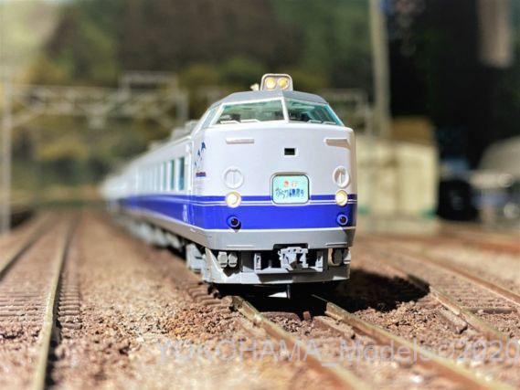 485系1000番台 勝田車両センター・K60編成が入線しました。TOMIX 98698