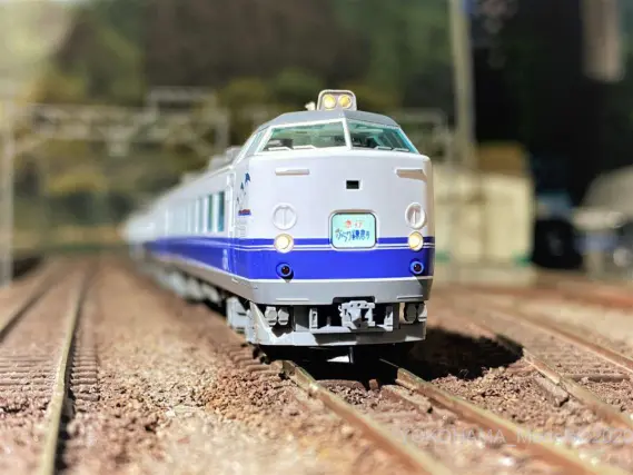 485系1000番台 勝田車両センター・K60編成が入線しました。TOMIX 98698