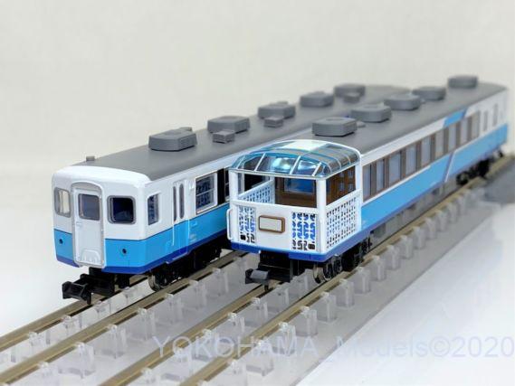 50系「アイランドエクスプレス四国」登場時が入線しました。MICROACE