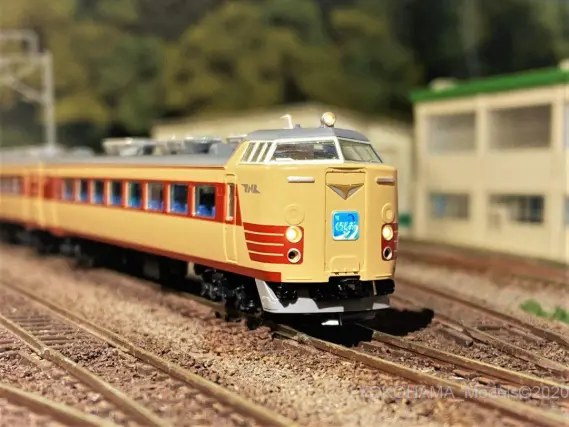 485系「くろしお」クハ480入りが入線です。TOMIX 98384 | NGaugeJP