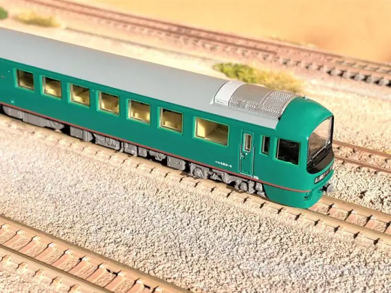 485系お座敷電車「やまなみ」が入線です。MICROACE A2271 4両セット