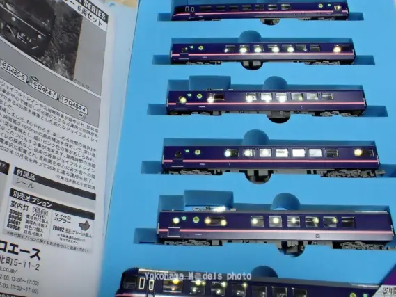 タッキー】 nゲージ 485系 ジャンク品(一部室内灯付き) 9両セット