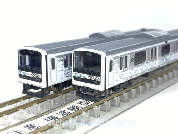JR 209系在来線試験電車（MUE-Train）タイプセットが入線です。TOMIX