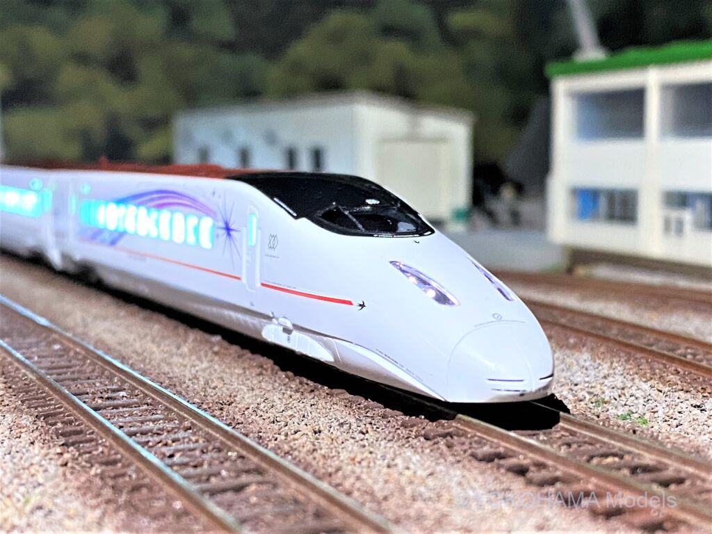 九州新幹線800系(流れ星新幹線)を弄る。ポポンデッタの室内灯装備