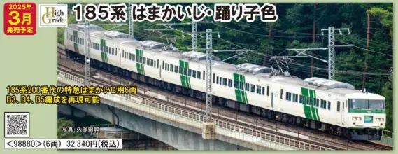 TOMIX 185系200番代特急電車（はまかいじ・踊り子色・強化型スカート