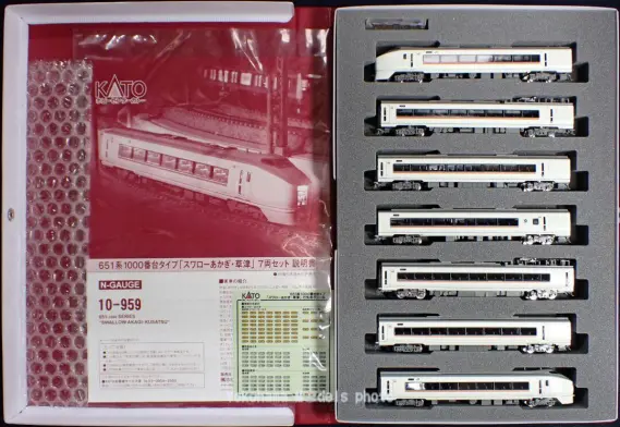 ﾎﾋﾞｾﾝ 651系1000番台タイプ 「スワローあかぎ・草津」 7両セット 品番
