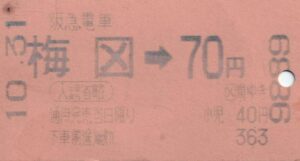 反・硬券 －ちょっと懐かし目のペラ券－ | よんかくよもやま話