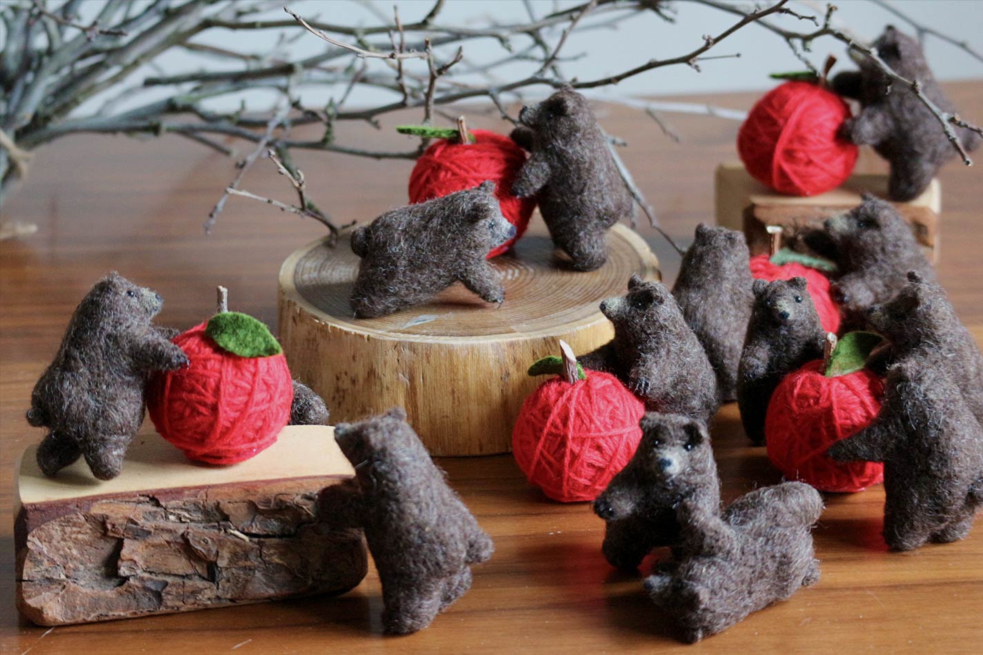 yoomoo feltworks tama | 羊毛フェルト 玉山知子 七飯町 函館 北海道