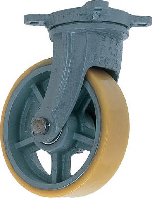 重荷重用キャスターウレタンゴム車輪付（UHB型） - 各種運搬機器