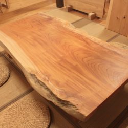 欅一枚板座卓kes-05lt | 一枚板テーブルと無垢カウンター販売の