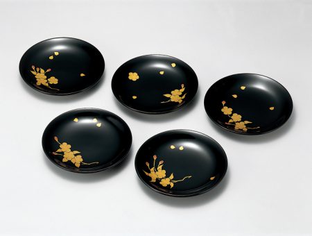 桜花絵変わり 銘々皿 | 大本山永平寺御用達 吉田屋漆器