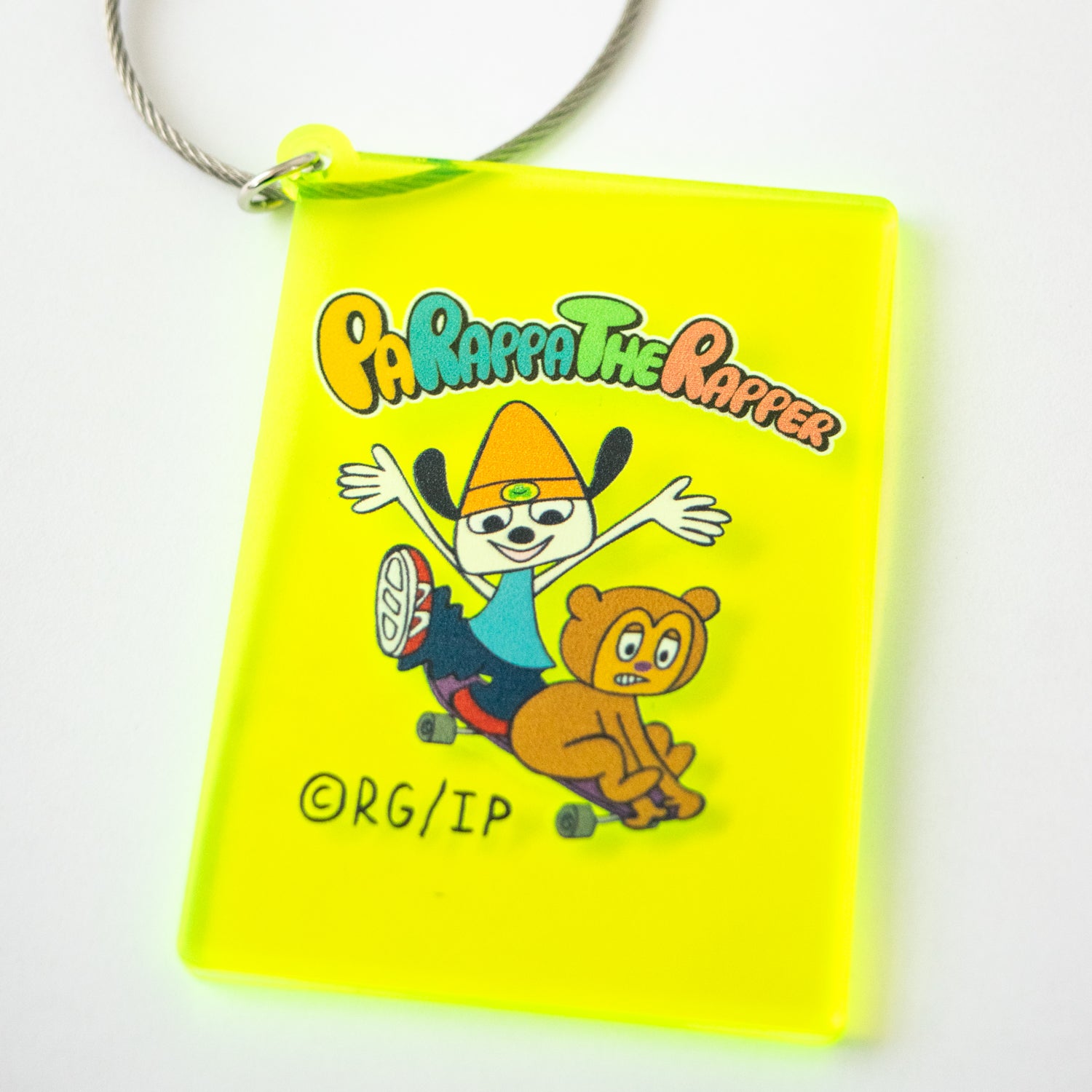 パラッパラッパー アクリルキーホルダー（スケートボード）YELLOW