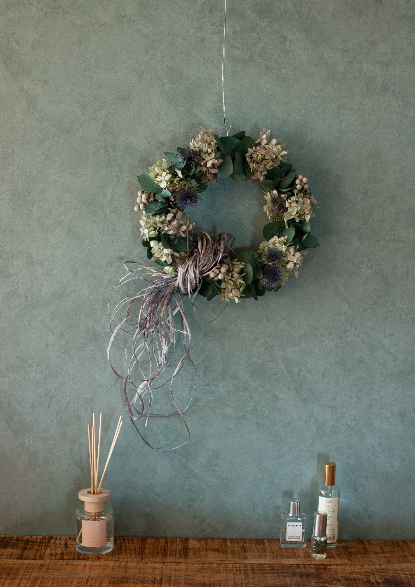 プリザーブドフラワー】プリザーブドフラワーリース＜hortensia