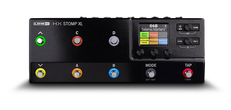 Line 6から“HX Stomp”の強化版“HX Stomp XL”が登場、キャリング
