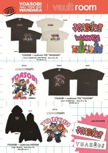 vaultroom × YOASOBI コラボアパレルが登場【YOASOBI HALL TOUR 2025