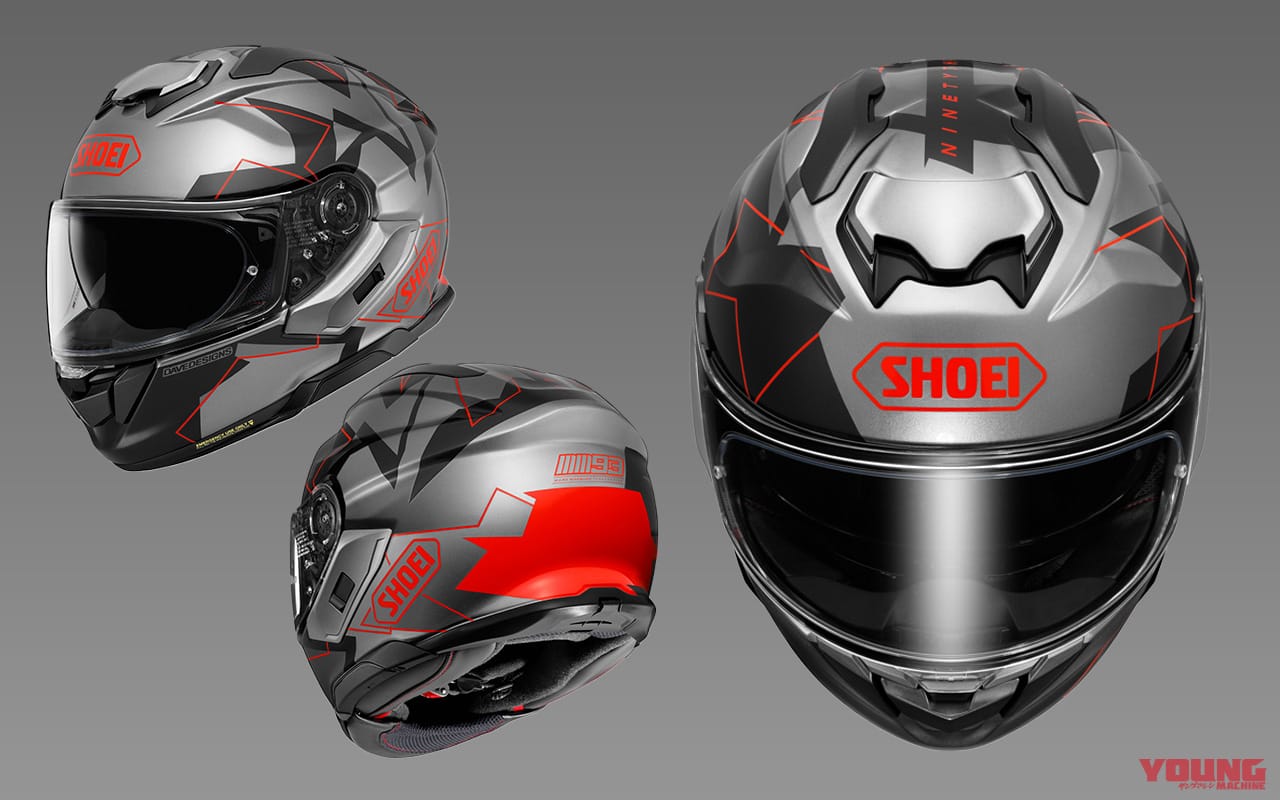 インナーバイザーありのツーリング向けSHOEI GT-Air3にマルケスコラボ
