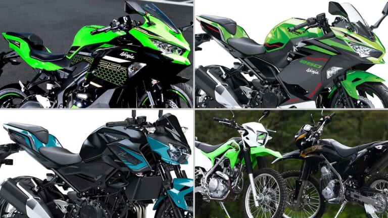 カワサキ2021新車バイクラインナップ〈126〜250cc軽二輪クラス〉ZX-25R