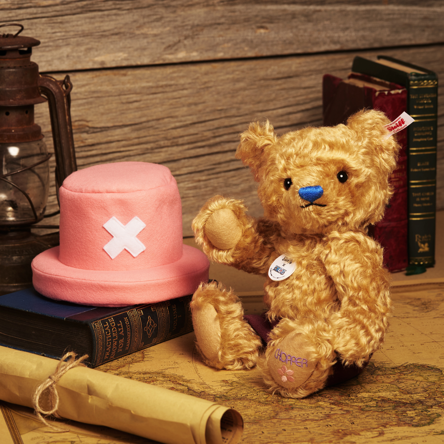 ONE PIECE × シュタイフ】 チョッパーが青い鼻のテディベアになりまし