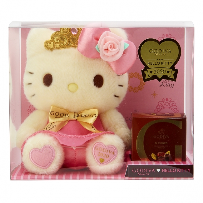 キティ＆マイメロがゴディバとコラボ！ ほんのりチョコ色に染まった