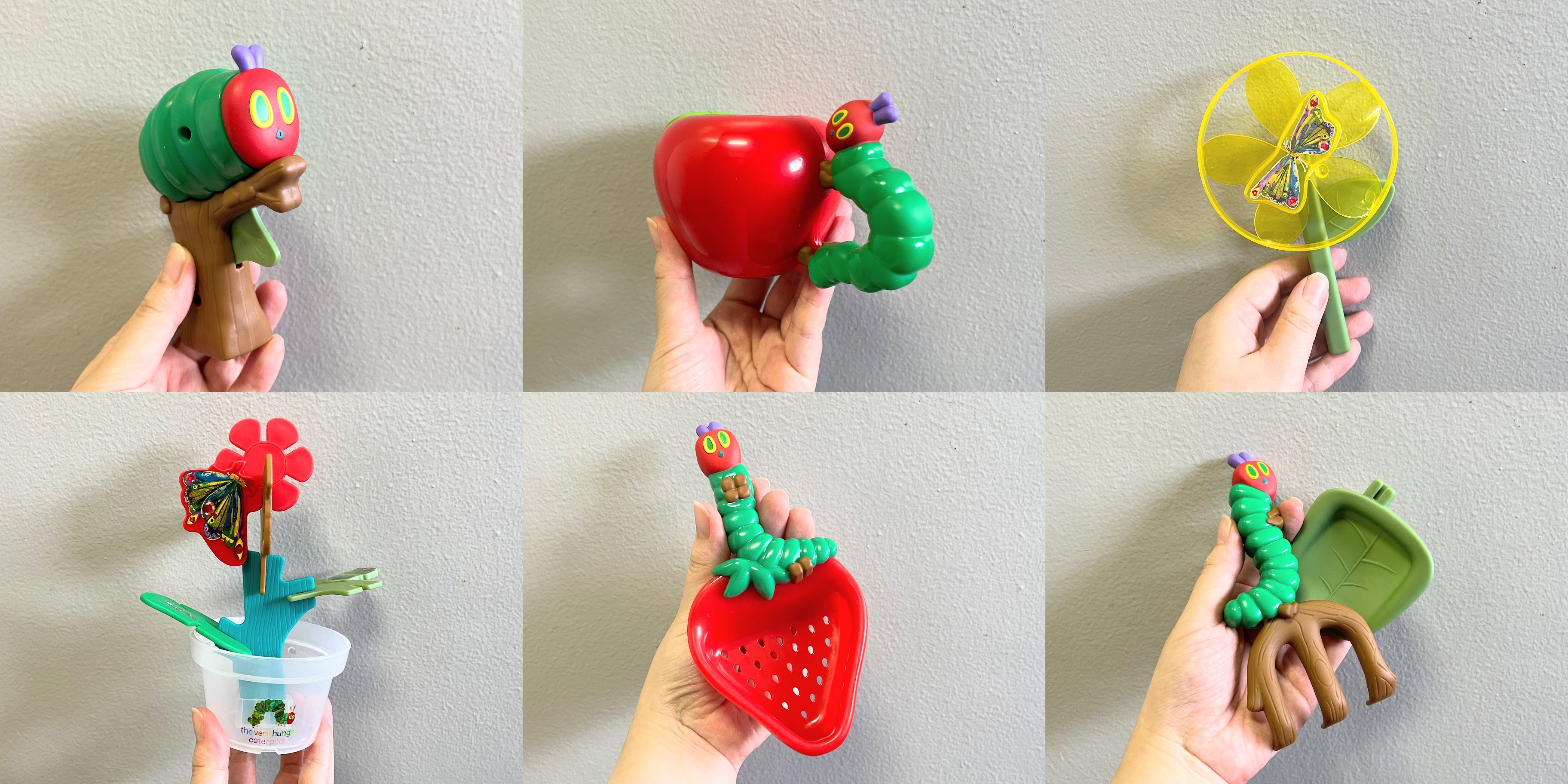 マックのハッピーセットに『はらぺこあおむし』のおもちゃが登場🍎全