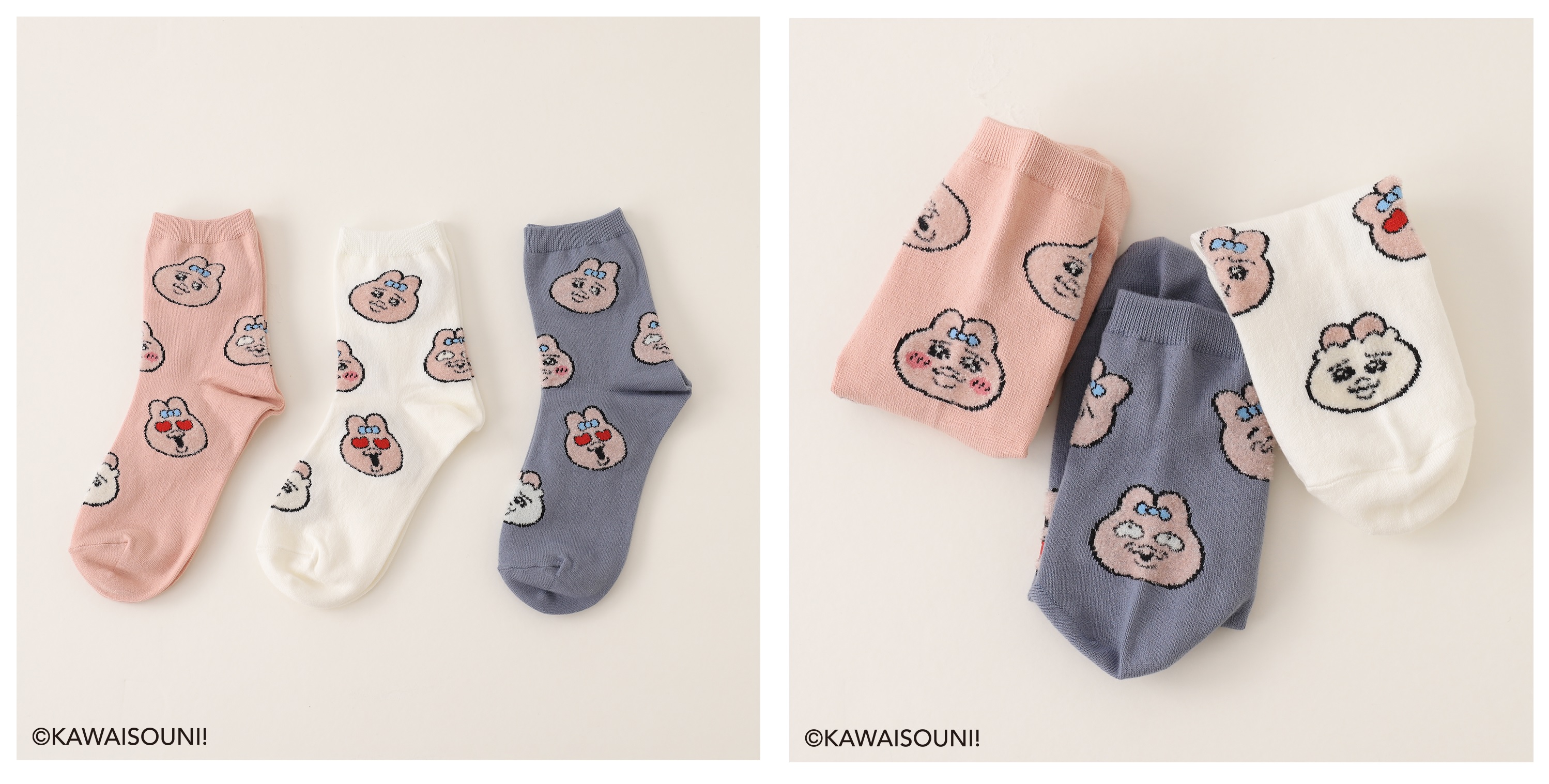 おぱんちゅうさぎ…なんか楽しそうじゃんッ♡「靴下屋」のコラボした