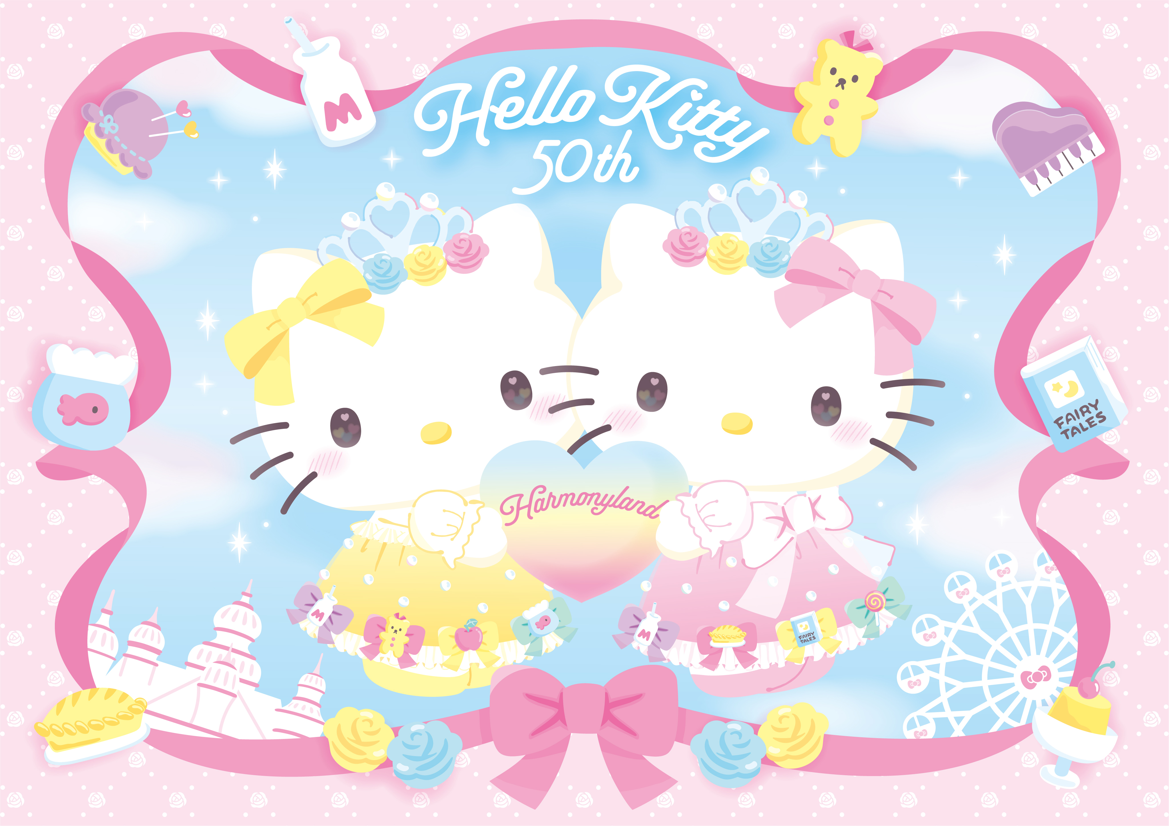 ハローキティとハローミミィのお誕生日をお祝いしよ！ハーモニーランド