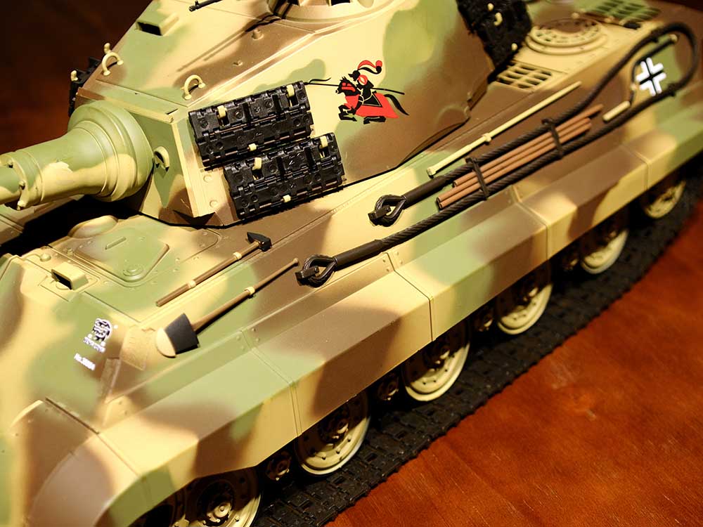 HENGLONG 1:16 3888A-1 ドイツ軍虎王ヘンシェルラジコン戦車 技適認証