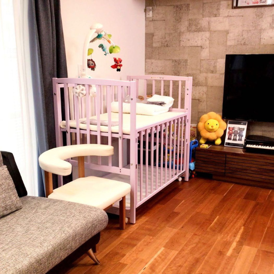 ハイタイプベッド ツーオープン（新色） | 国産ベビーベッド製造